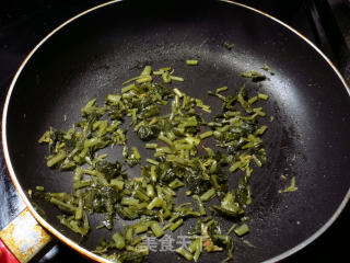 ＃春食野菜香＃雪菜利马豆炒牛肉末的做法步骤：5
