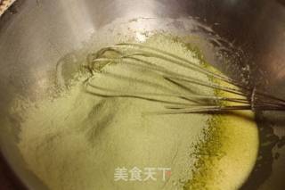 抹茶奶油蛋糕的做法步骤：4