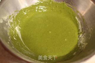 抹茶奶油蛋糕的做法步骤：5