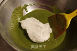 抹茶奶油蛋糕的做法步骤：8