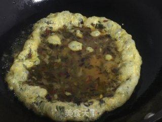 香椿煎蛋的做法步骤：4