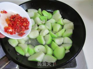 剁椒炒瓠瓜的做法步骤：6