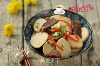 腊肉芋头片的做法步骤：7