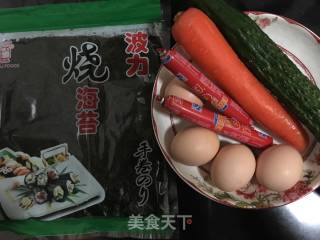 紫菜包饭的做法步骤：1