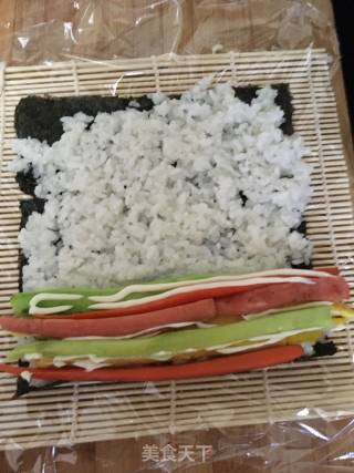 紫菜包饭的做法步骤：7