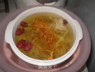 虫草花花胶炖瘦肉（养颜滋补）的做法步骤：6