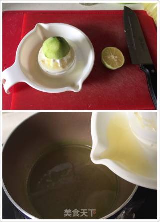 西葫芦青柠果仁蛋糕的做法步骤：9
