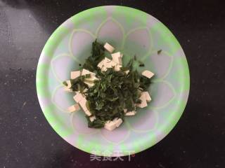 香椿芽拌嫩豆腐的做法步骤：6