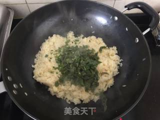 香椿蛋炒饭的做法步骤：5