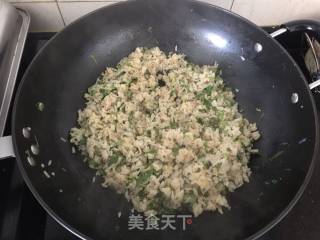 香椿蛋炒饭的做法步骤：6