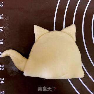 猫咪豆沙面包的做法步骤：13