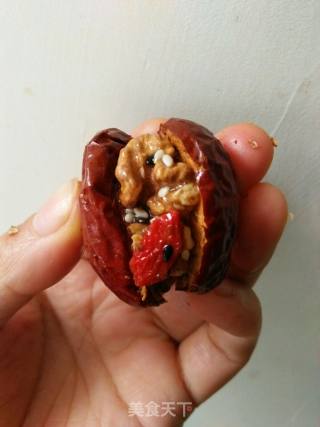 红枣夹核桃的做法步骤：6