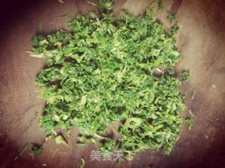 荠菜蛋饼的做法步骤：3