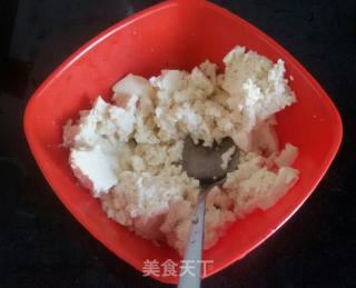 荠菜拌大豆腐的做法步骤：5
