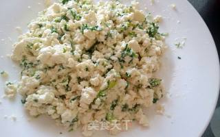 荠菜拌大豆腐的做法步骤：10