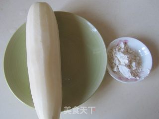 白萝卜丝饼的做法步骤：1