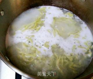 荠菜手擀面的做法步骤：8