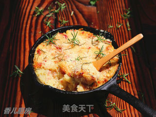 烤芝士培根土豆泥的做法步骤：11