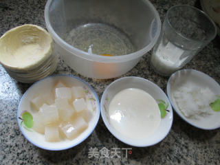 椰果全蛋蛋挞 的做法步骤：1