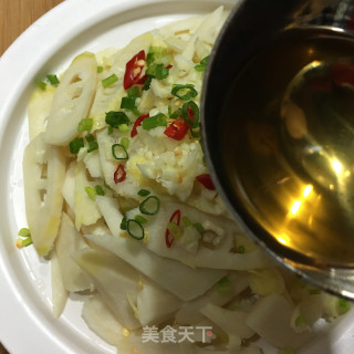油泼雷笋的做法步骤：7