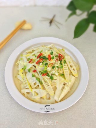 油泼雷笋的做法步骤：9