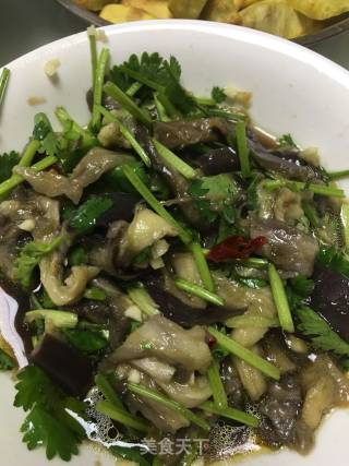 凉拌茄子的做法步骤：3