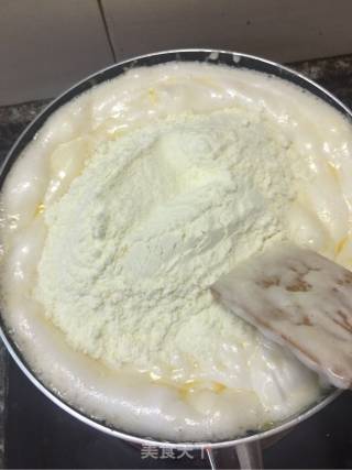 蔓越莓花生牛轧糖的做法步骤：9