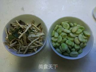 凉拌胡豆折耳根的做法步骤：1