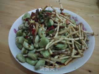 凉拌胡豆折耳根的做法步骤：3