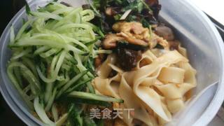 香菇鸡蛋打卤面的做法步骤：19