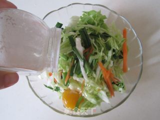 蔬菜米饭饼的做法步骤：3