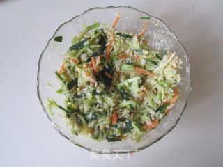 蔬菜米饭饼的做法步骤：6