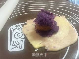 紫薯肉松酥的做法步骤：8
