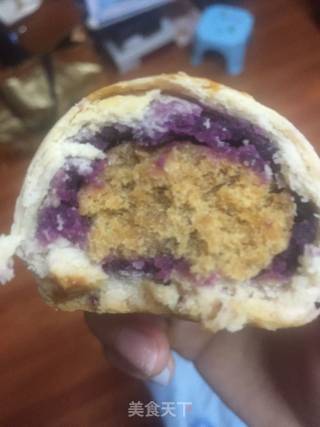 紫薯肉松酥的做法步骤：10
