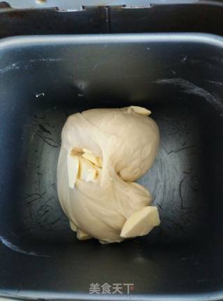 可可花纹面包的做法步骤：3