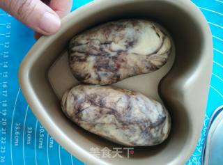 可可花纹面包的做法步骤：11