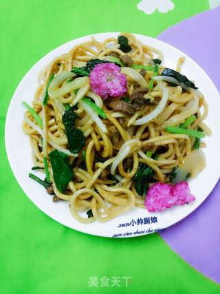 牛肉末炒面的做法步骤：5