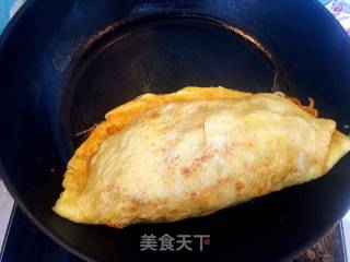 火鸡面鸡蛋卷的做法步骤：5