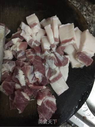 腐竹焖肉的做法步骤：3