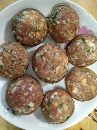 蒸蘑菇盒的做法步骤：3