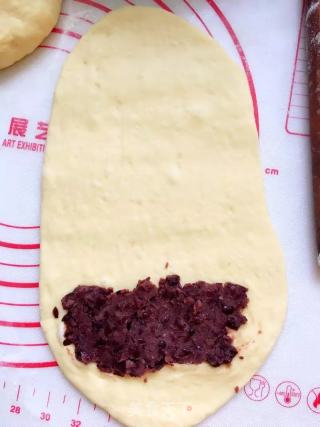 红豆土司的做法步骤：7