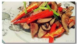 小炒腊腰的做法步骤：6