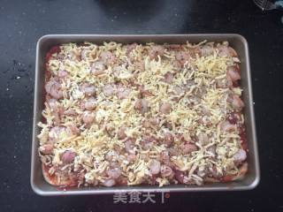 至尊培根虾仁披萨的做法步骤：19