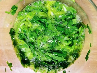 宝宝辅食—-苦菊蛋饼的做法步骤：3