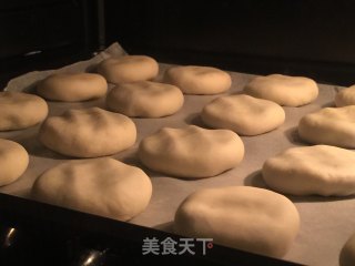 无油酒酿豆沙饼（自创）的做法步骤：5