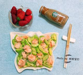 脆瓜虾仁的做法步骤：15
