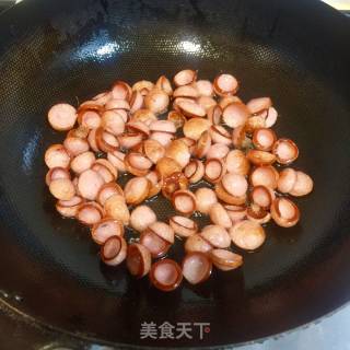 香肠煎鸡蛋的做法步骤：4