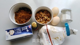 红糖核桃马芬的做法步骤：1