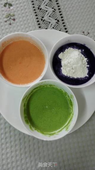 宝宝辅食篇之〈蔬菜颗粒面〉的做法步骤：4