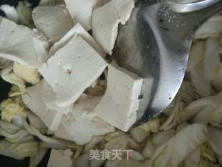 白菜炖豆腐的做法步骤：4
